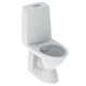 Porsgrund Glow 61 Toalett Rimfree Hvit / Dobbel Porsgrund Gulvstående toalett GRO-6002897