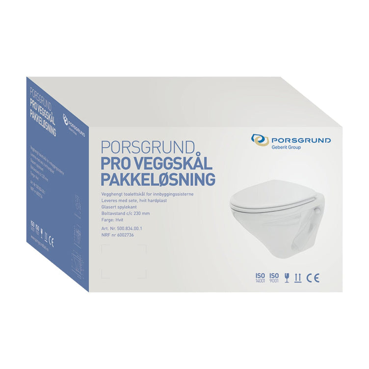 Geberit PRO vegghengt toalett