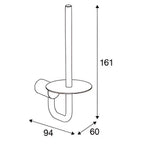 Pressalit Choice Reserverullholder