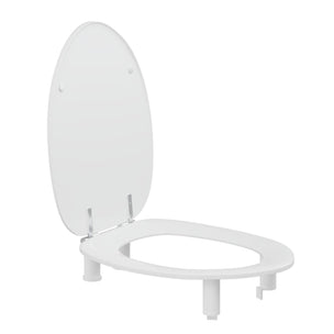 Pressalit Dania Toalettsete - Forhøyet, 10cm