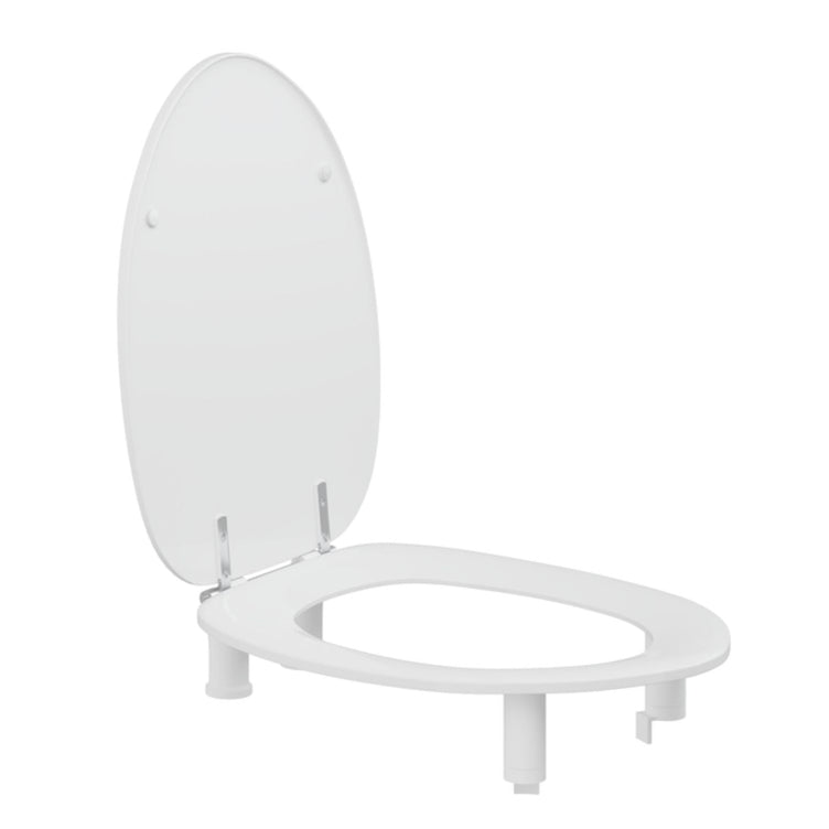 Pressalit Dania Toalettsete - Forhøyet, 10cm