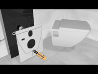 WC-Fixtur Glassbox montering