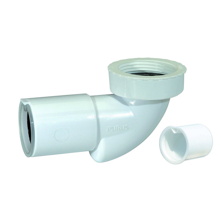 Purus PUM Vannlås 1 1/2"-1 1/4"xØ40mm sevantalbue horisontal
