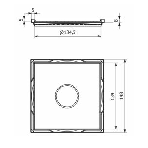 Purus Square Tile Insert