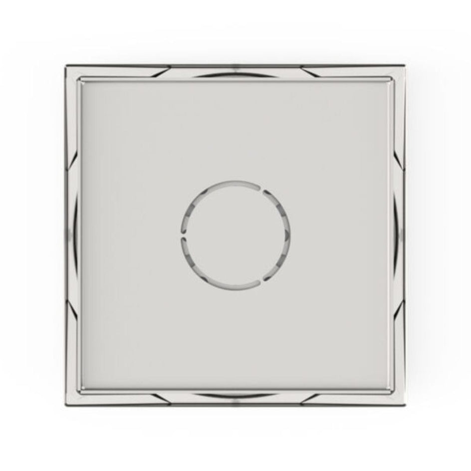 Purus Square Tile Insert Krom Purus Slukrenne GRO-1440201