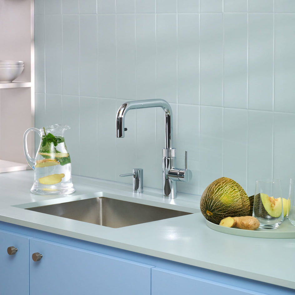 Quooker Flex Square Kjøkkenarmatur med uttrekksslange Quooker Kjøkkenarmatur