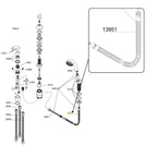 Reservedel: Damixa Slange M15 1500mm