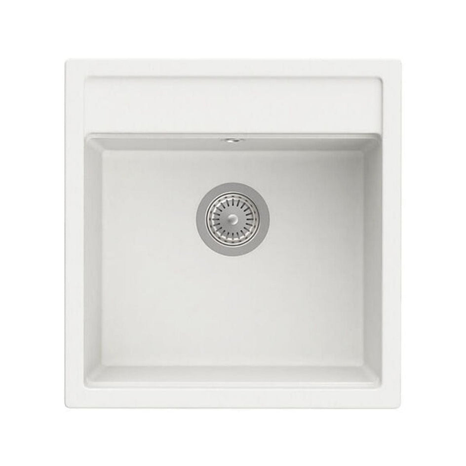 Roca Helsinki Quarzex Kjøkkenvask Hvit / 43.5 cm Roca Kjøkkenvask GRO-1395706