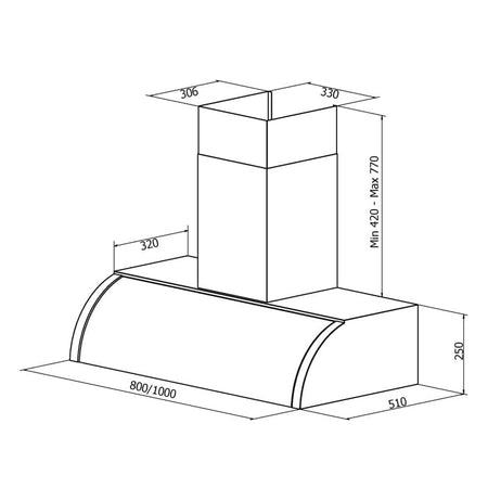 RørosHetta Cetus Sense Ventilator Vegghengt