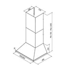 RørosHetta Pyramide Sense Fritthengende Ventilator