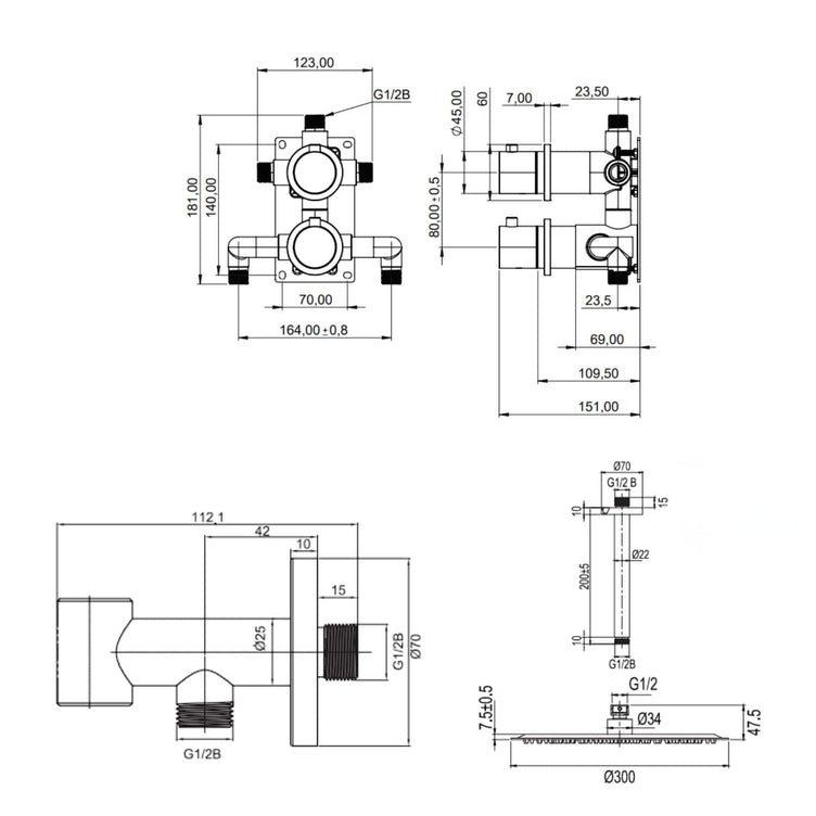 Scandtap Harmonized 2z Takdusj Innbygging