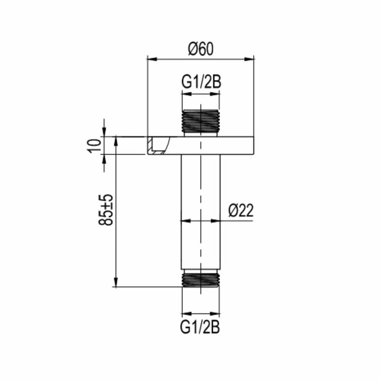 Scandtap Harmonized Kort Takbrakett