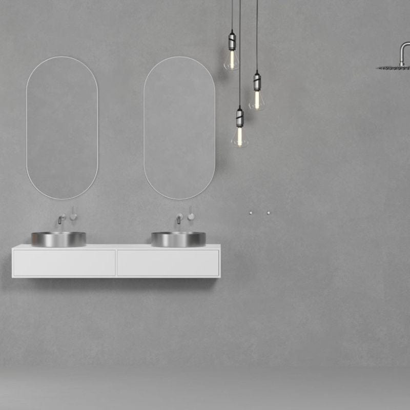 Scandtap Solid M1 Speil - B500xH1000xD18mm 50cm Scandtap Baderomsspeil SC-46201