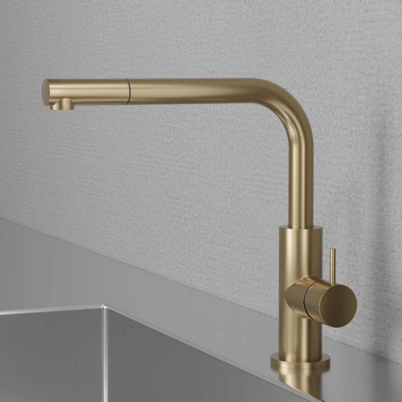 Scandtap Steel Accent 90 Kjøkkenbatteri Sand / 35mm Scandtap Kjøkkenarmatur SC-30176