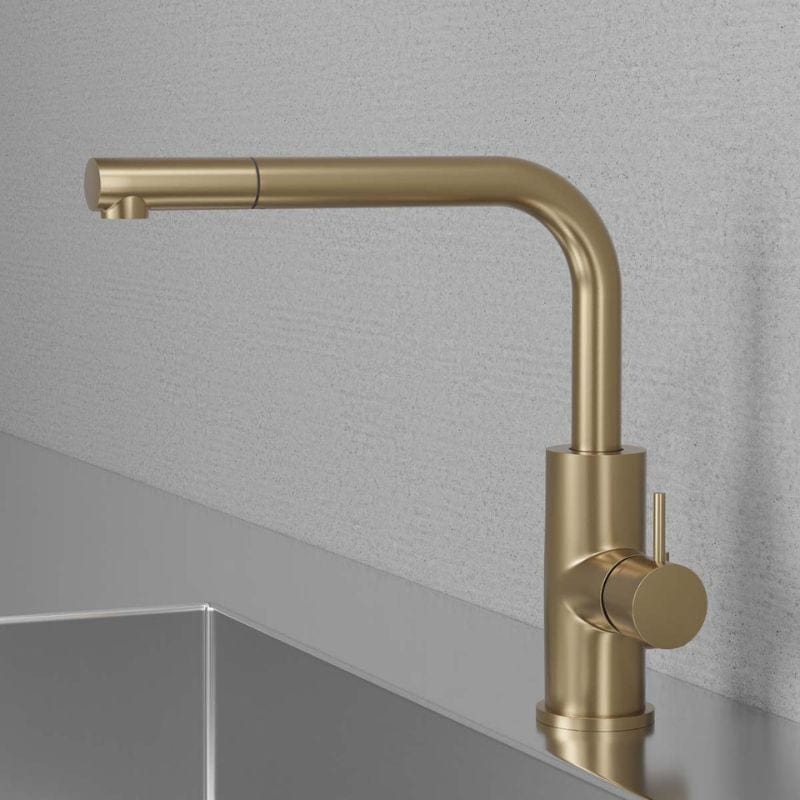 Scandtap Steel Accent 90 Kjøkkenbatteri Sand / 38mm Scandtap Kjøkkenarmatur SC-30186
