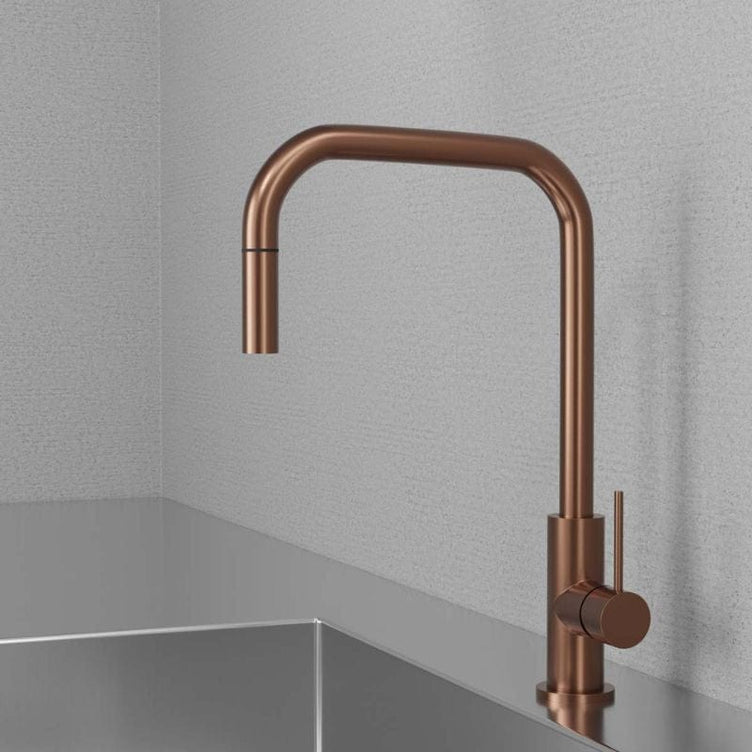 Scandtap Steel Accent Square Kjøkkenarmatur