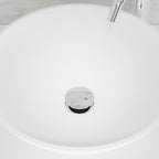 Scandtap Steel Bunnventil Pop-up universal Duo