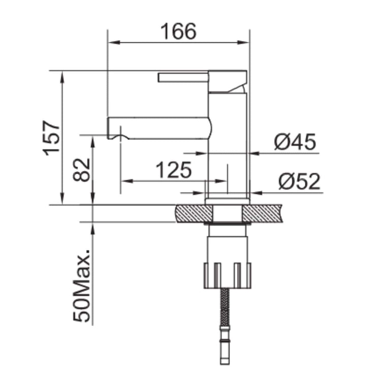 Scandtap Steel Clear Servantbatteri