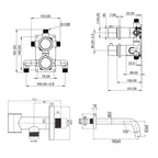 Scandtap Steel Harmonized 4 Badekararmatur