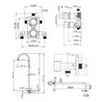 Scandtap STEEL Harmonized Bliss 3 Badekarpakke