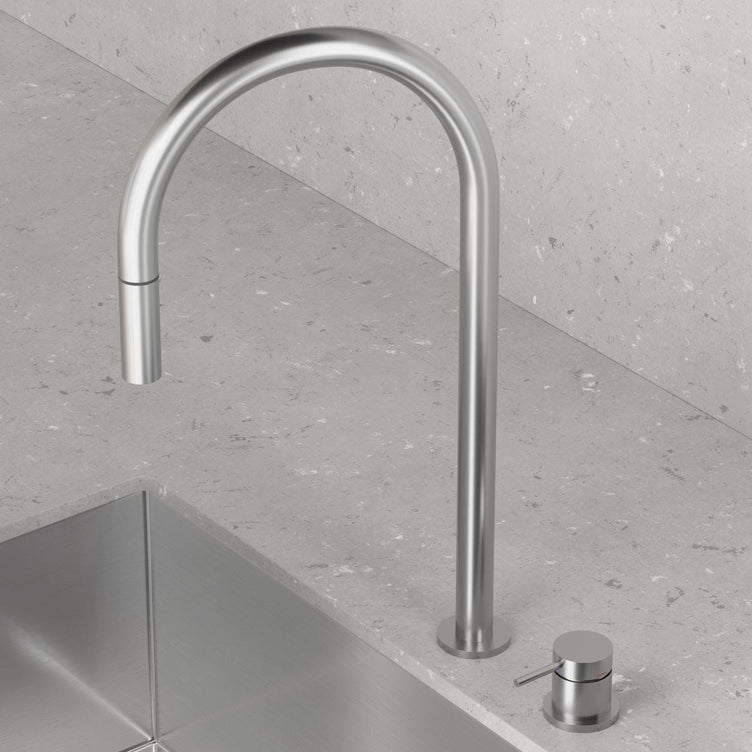 Scandtap Steel Harmonized K2P Kjøkkenarmatur