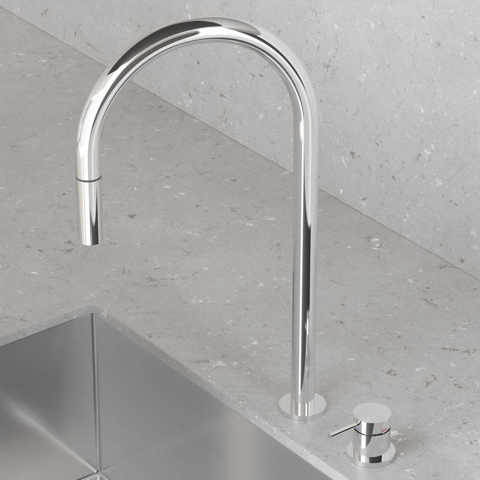 Scandtap Steel Harmonized K2P Kjøkkenbatteri Classic Scandtap Kjøkkenarmatur SC-30149