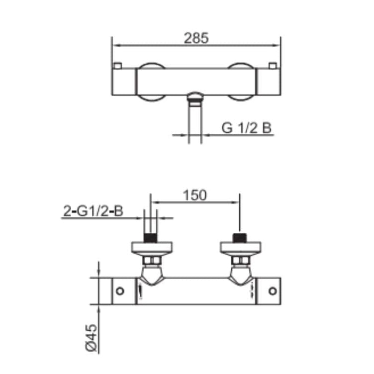 Scandtap Steel Pleasure 1 Dusjbatteri