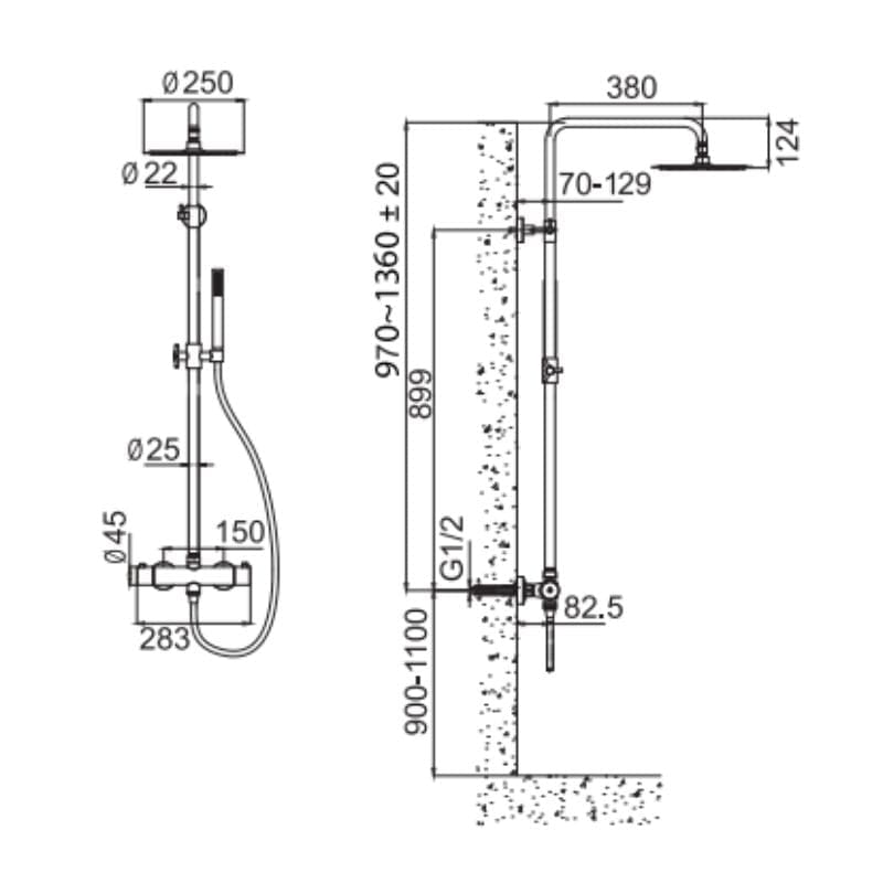 Scandtap Steel Pleasure 3 Takdusjsett Scandtap Takdusj