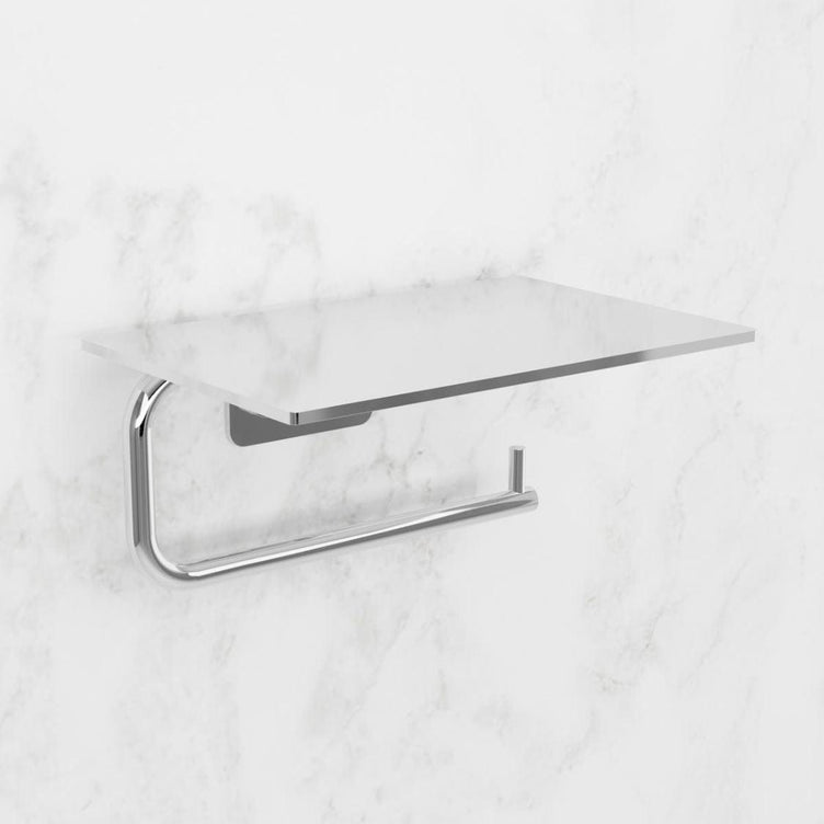 Scandtap Steel Style Toalettrullholder med Hylle