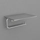 Scandtap Toalettpapirholder med Hylle Original Scandtap Toalettrullholder SC-15090