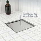 Slidedrain Kvadrat Slukrist Tile Insert