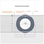 Slidedrain Slukrenne Tile Insert