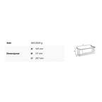 Smedbo Sideline DK1002 Dusjkurv - Krom