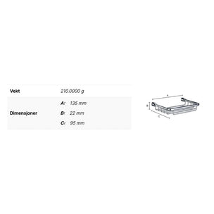 Smedbo Sideline DK1005 Dusjkurv - Krom