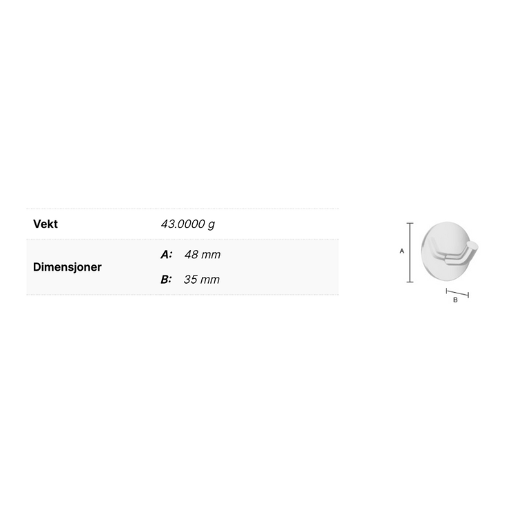 Smedbo Sideline DK2113 Krok til DK2130