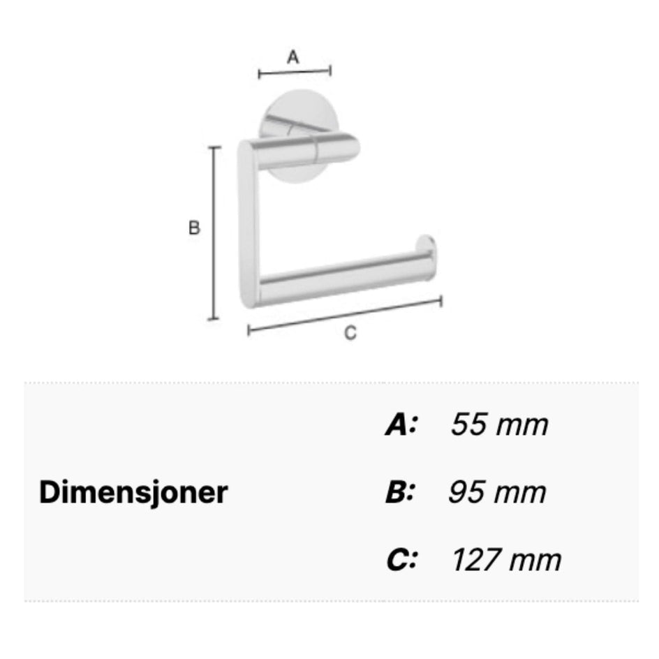 Smedbo Dot 341 Selvklebende Toalettpapirholder Smedbo Toalettrullholder