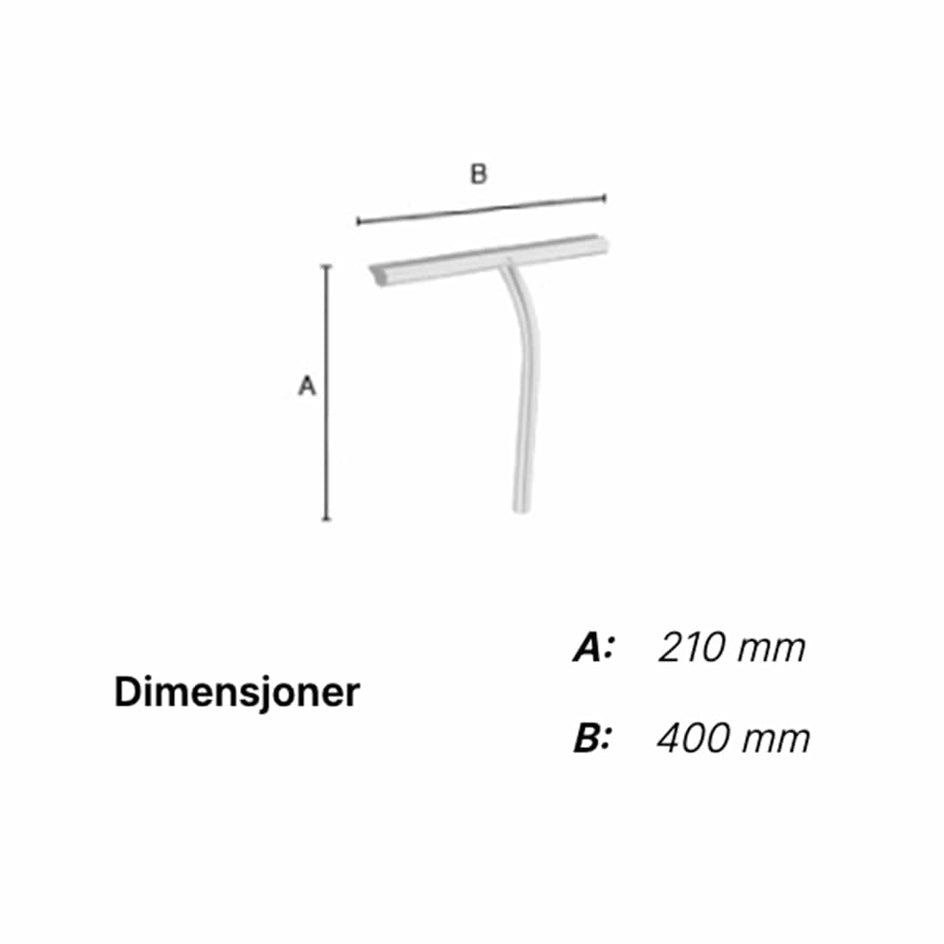 Smedbo Dusjnal 2142 - Langt Blad Smedbo Dusjnal