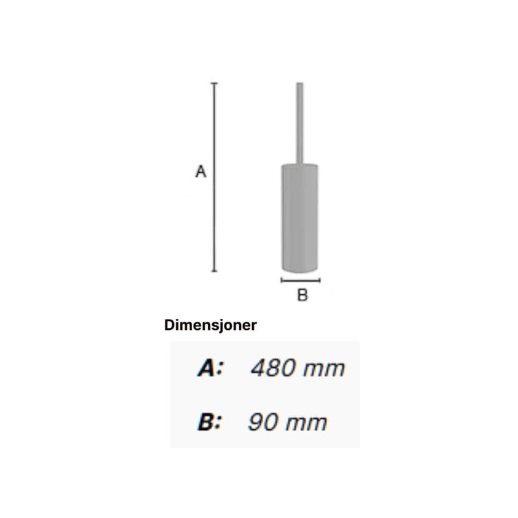 Smedbo Outline 612 Toalettbørste