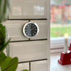Smedbo YK380 Klokke Krom/Svart Time