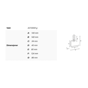 Smedbo Pool  ZK341 Toalettrullholder