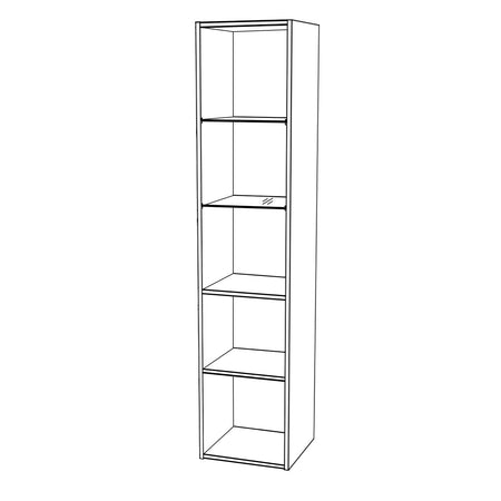 Svedbergs Høyskap Skrog H160cm - uten skapdør