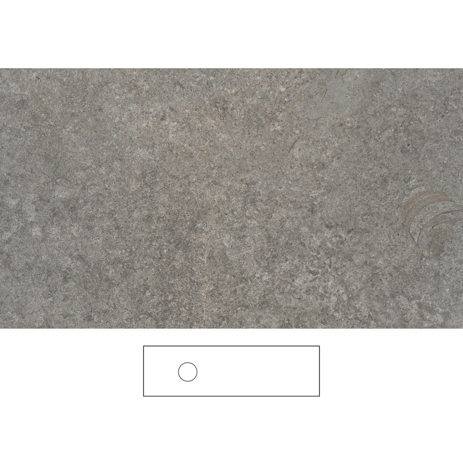 Svedbergs Poem Granittkeramikk Benkeplate Mineral / 160cm venstre / Ingen Svedbergs Benkeplate bad SV-362160V-U