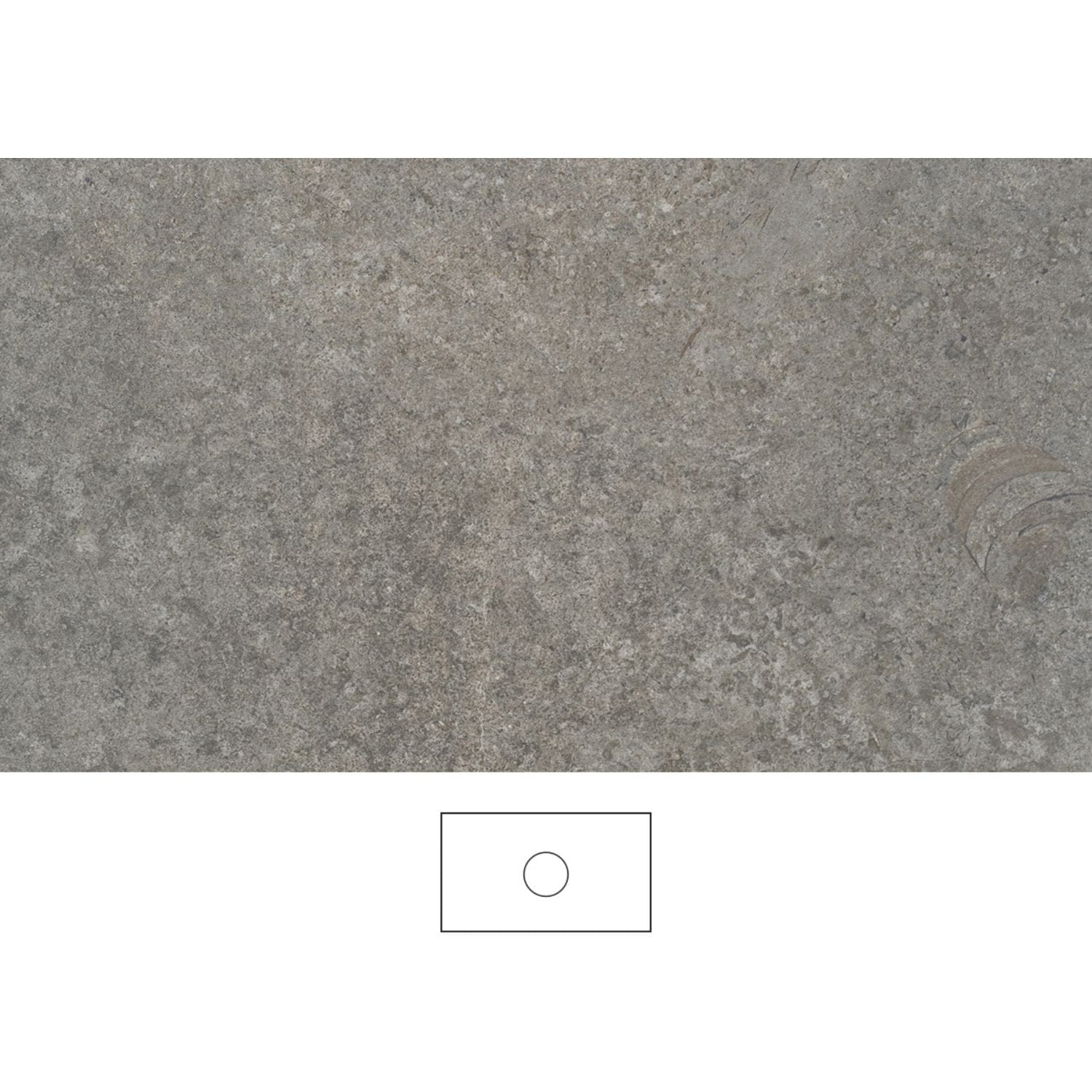 Svedbergs Poem Granittkeramikk Benkeplate Mineral / 80cm senter / Ingen Svedbergs Benkeplate bad SV-362080C-U