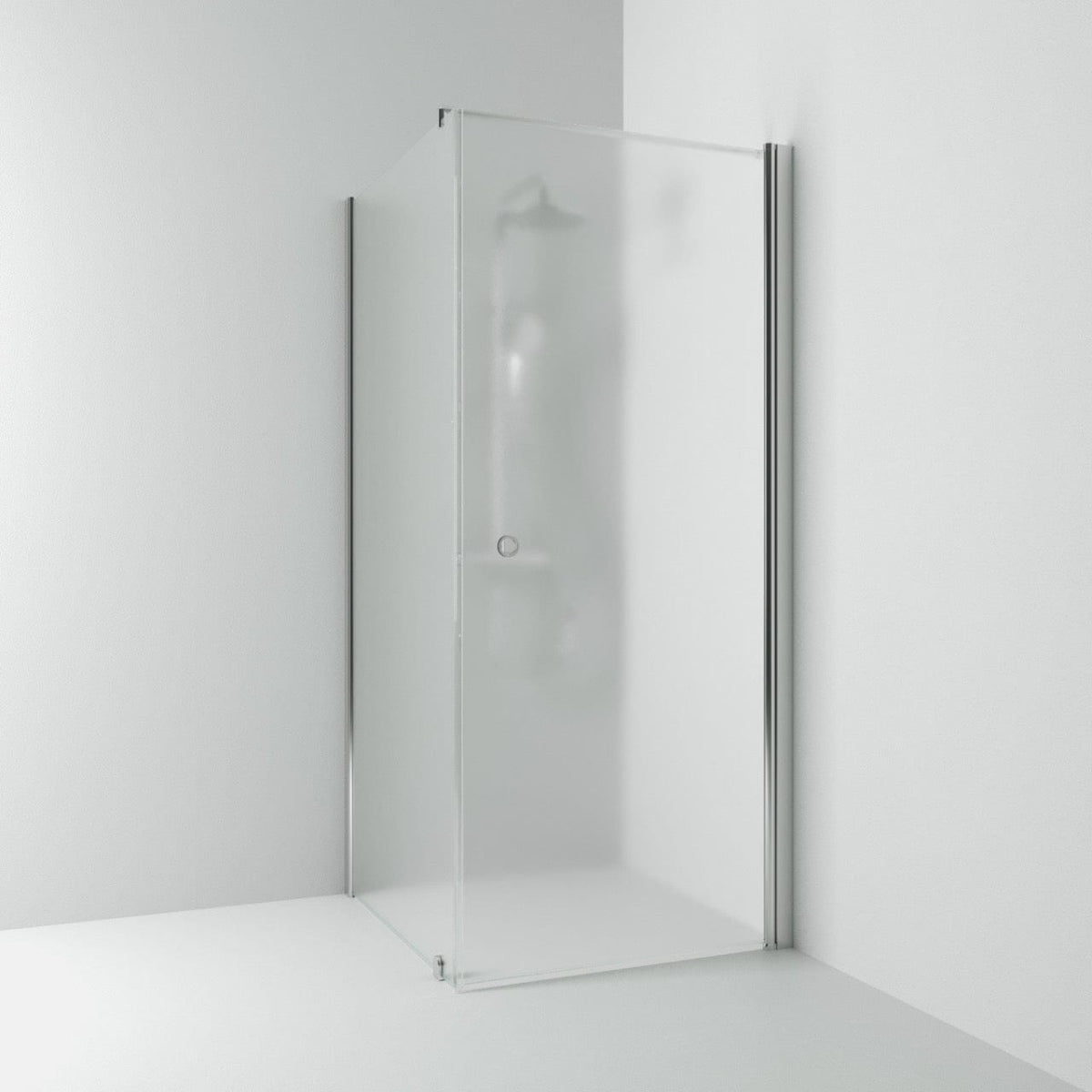 Svedbergs Skoga Dusjhjørne Kombi (vegg+dør) Krom / 70x70cm / Frostet glass Svedbergs Dusjhjørne SV-65008477
