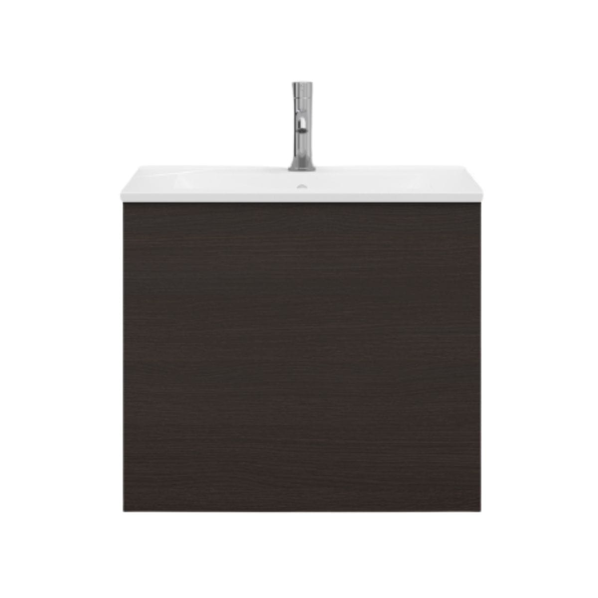Svedbergs STILLA D45 Servantskap med 1 skuff Mørk eik / 60cm / Plan Svedbergs Servantskap SV-560451