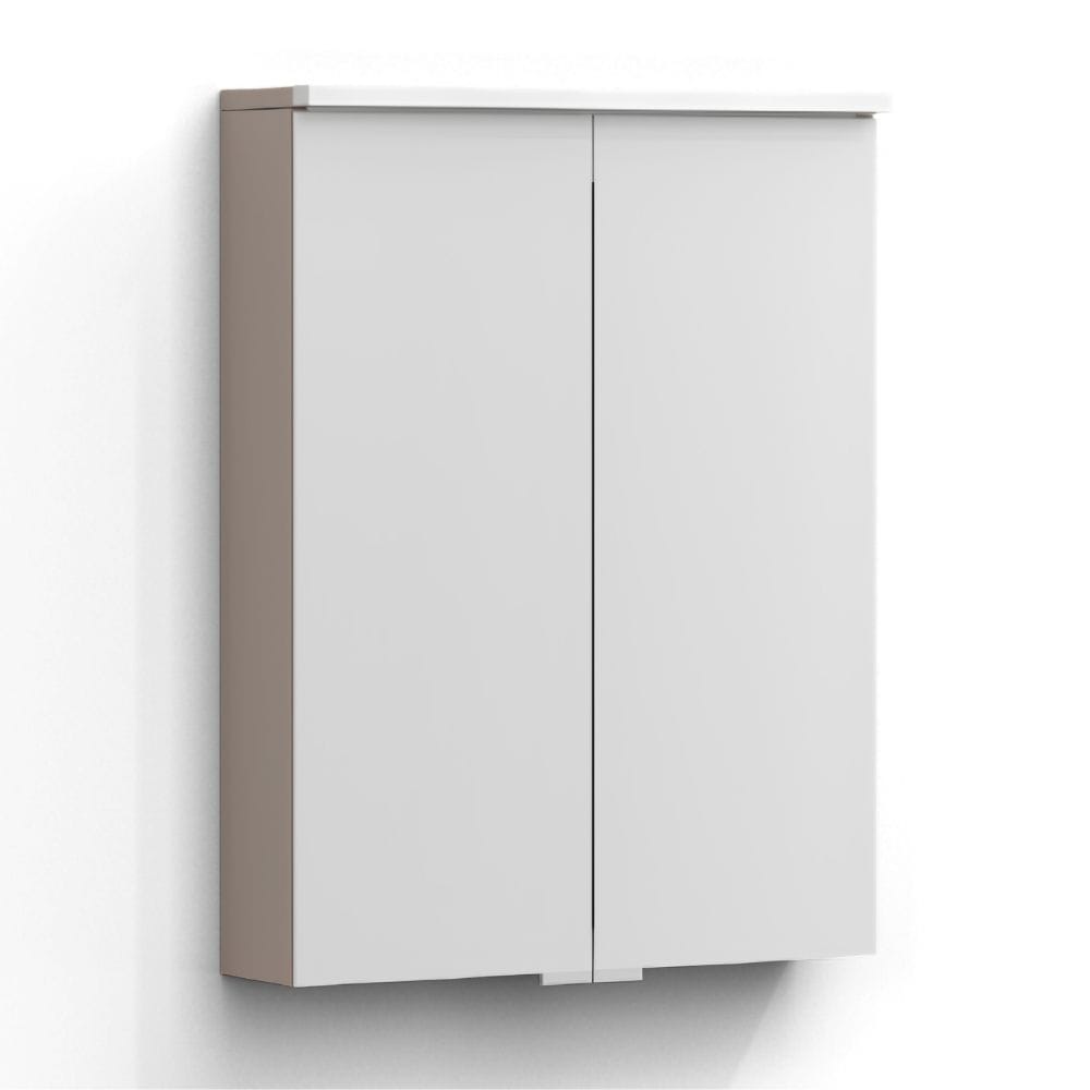 Svedbergs STILLA Speilskap Gråbeige / 55cm / Med servantlys Svedbergs Speilskap SV-25553-TL