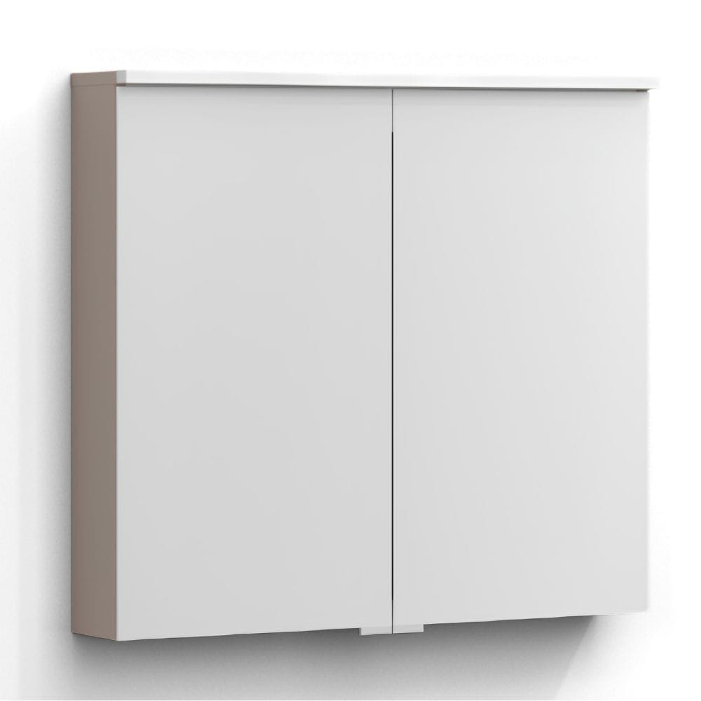 Svedbergs STILLA Speilskap Gråbeige / 80cm / Med servantlys Svedbergs Speilskap SV-25803-TL