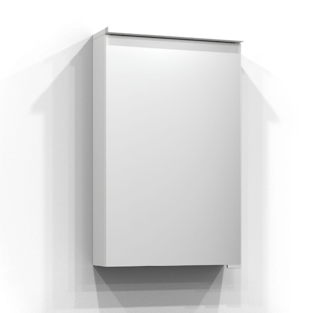 Svedbergs STILLA Speilskap Hvit / 45cm / Med servantlys Svedbergs Speilskap SV-25451-TL