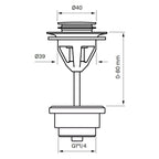 Tapwell 58200 Bunnventil Servant