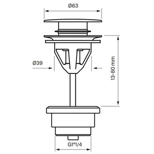 Tapwell 74200 Bunnventil Servant
